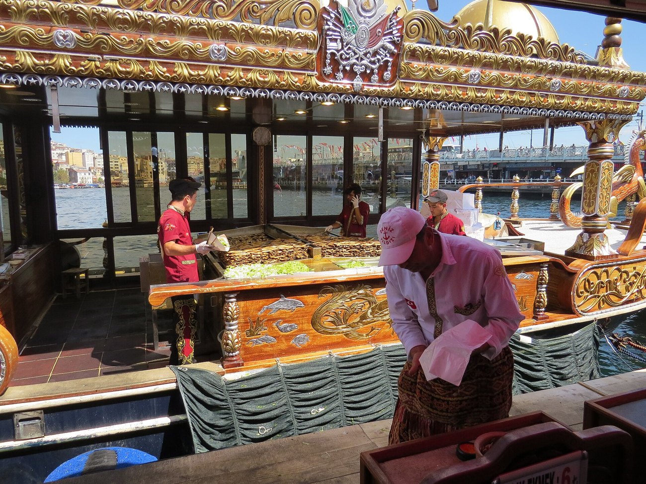 Fish Sandwiches Istanbul, Turkey