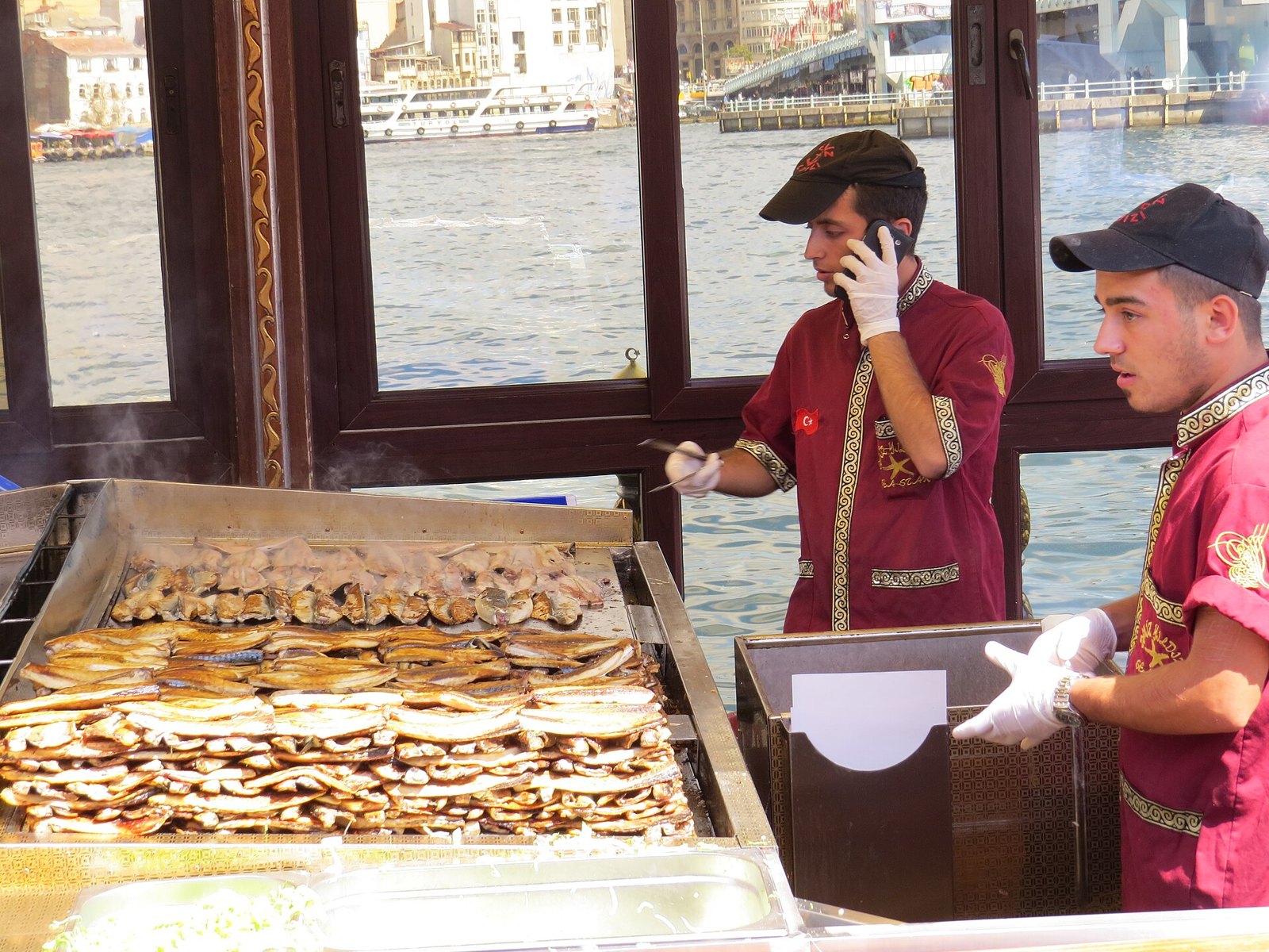 Fish Sandwiches Istanbul, Turkey
