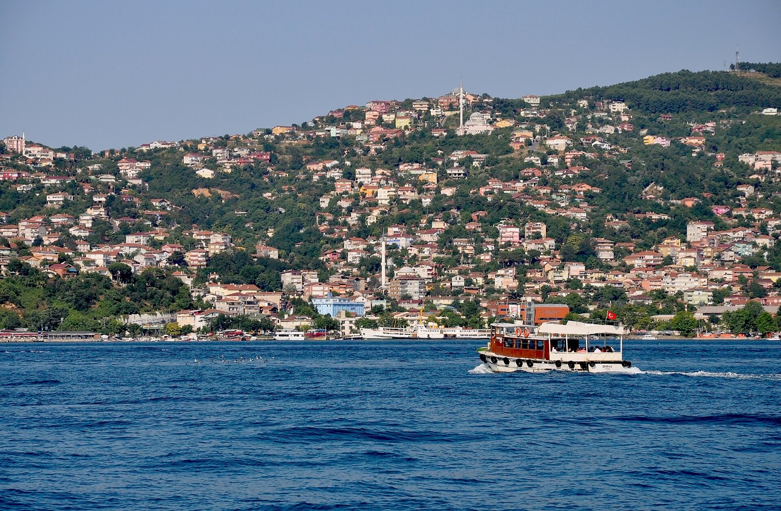 Deren D ferry on the Bosphorus in Istanbul, Turkey