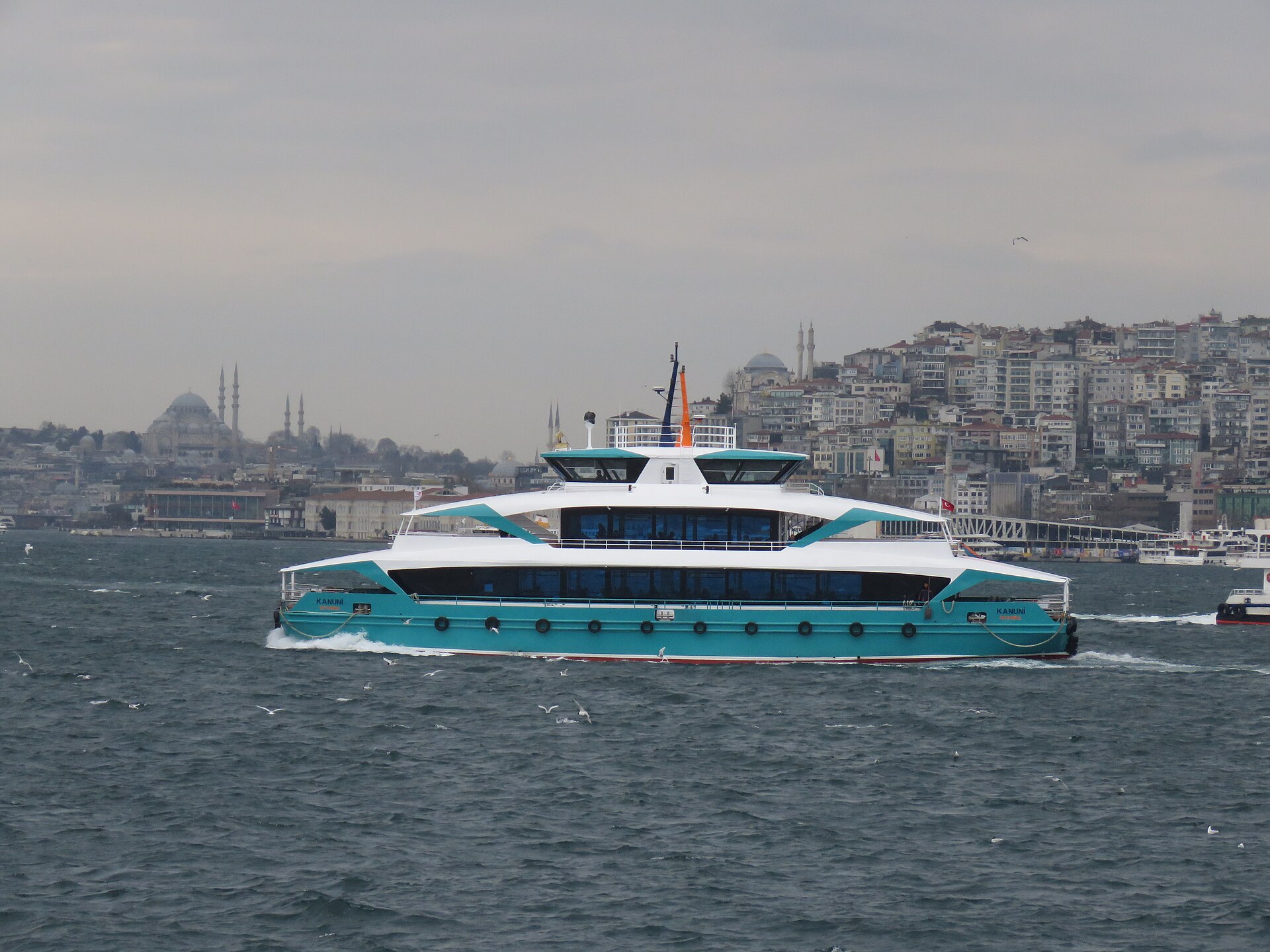 Ferry Kanuni on the Bosphorus, March