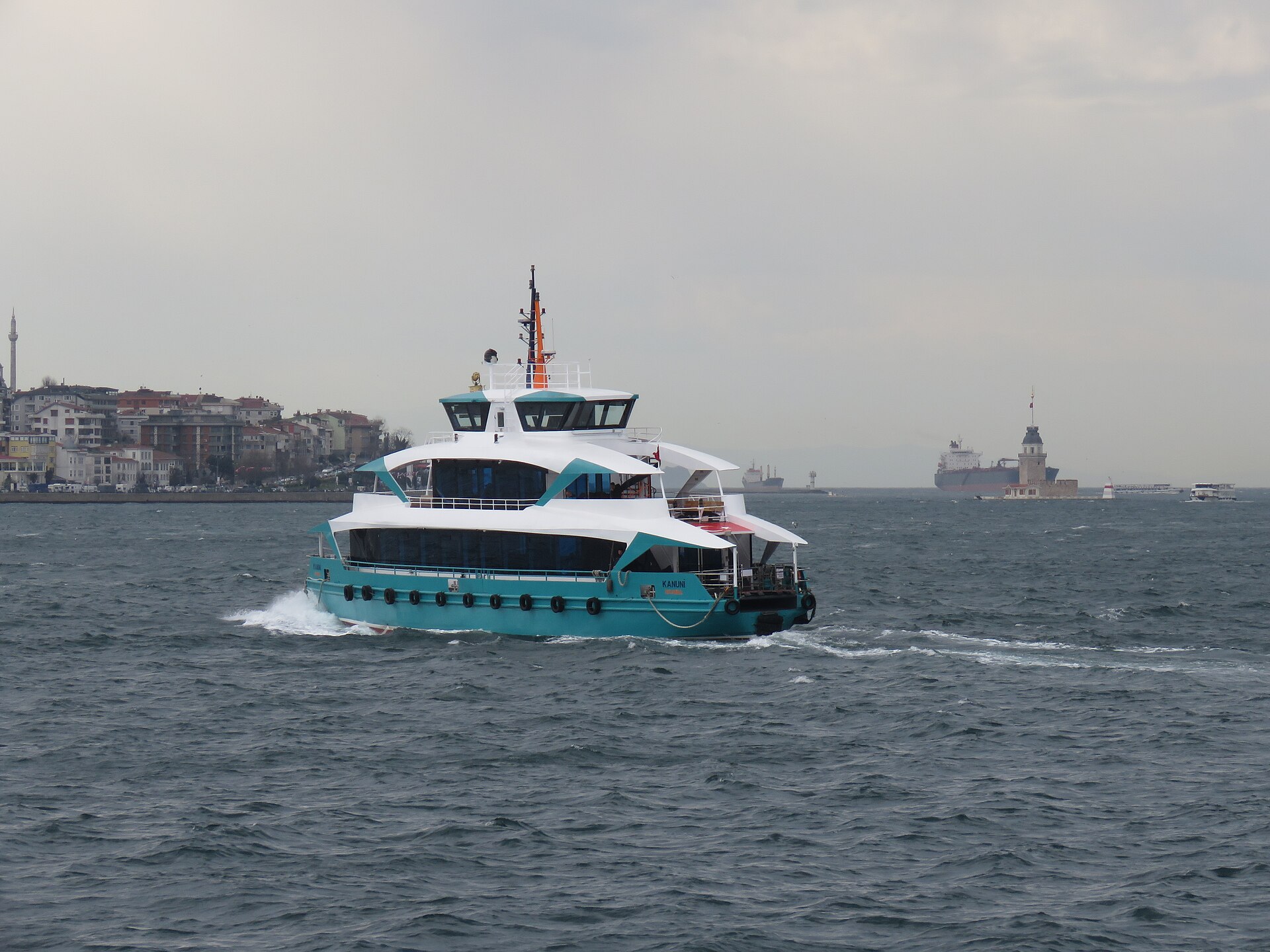 Ferry Kanuni on the Bosphorus, March